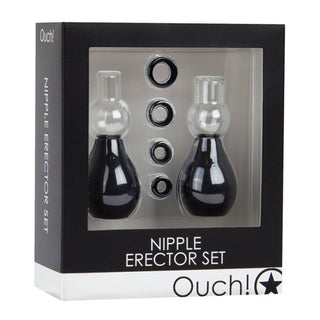 BV-700 Shots Ouch Nipple Erector Set - Black