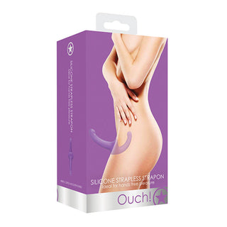 DOP-20 Shots Ouch Silicone Strapless Strap On - Purple