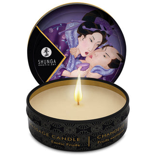 RM-391 Shunga Libido Mini Candlelight Massage Candle - 1 oz Exotic Fruits