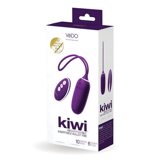 BA-353 VeDO KIWI Rechargeable Insertable Bullet - Deep Purple