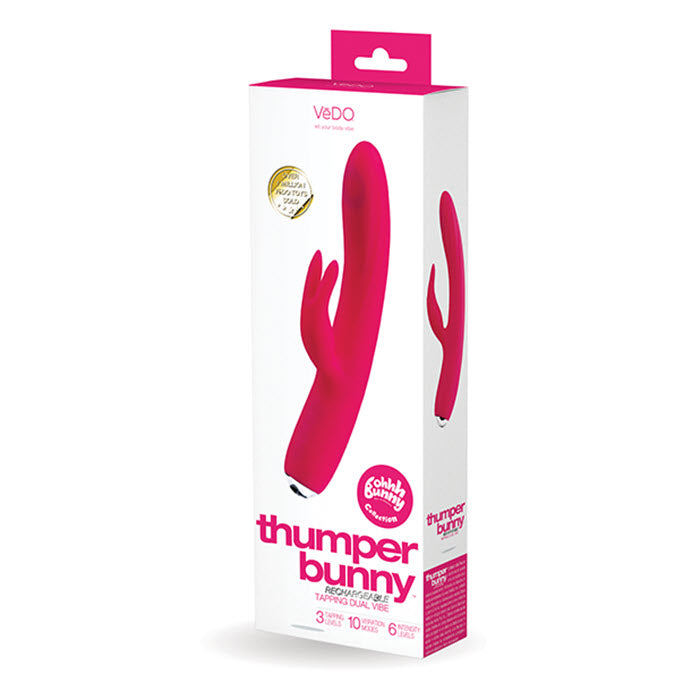 MO-817 VeDo Thumper Bunny Rechargeable Dual Vibe - Pretty in Pink