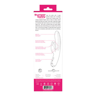 MO-817 VeDo Thumper Bunny Rechargeable Dual Vibe - Pretty in Pink