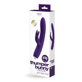 MO-818 VeDo Thumper Bunny Rechargeable Dual Vibe - Deep Purple