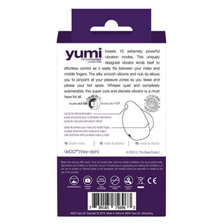 MSE-94 VeDO Yumi Finger Vibe - Deep Purple