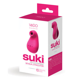 MO-841 VeDO Suki Rechargeable Vibrating Sucker - Foxy Pink