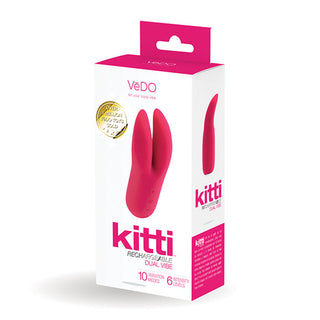 MSE-98 VeDo Kitti Rechargeable Dual Vibe - Foxy Pink