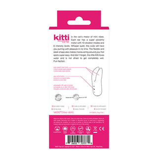 MSE-98 VeDo Kitti Rechargeable Dual Vibe - Foxy Pink