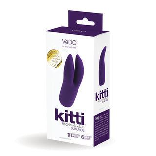 MSE-97 VeDo Kitti Rechargeable Dual Vibe - Deep Purple