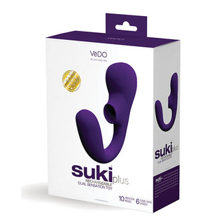 MO-768 VeDO Suki Plus Rechargeable Dual Sonic Vibe - Deep Purple