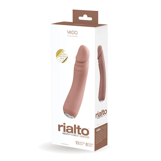 DC-408 VeDO Rialto Rechargeable Vibe - Mocha