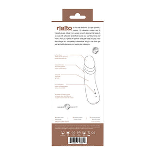 DC-408 VeDO Rialto Rechargeable Vibe - Mocha