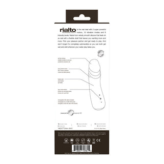 DC-406 VeDO Rialto Rechargeable Vibe - Black Pearl