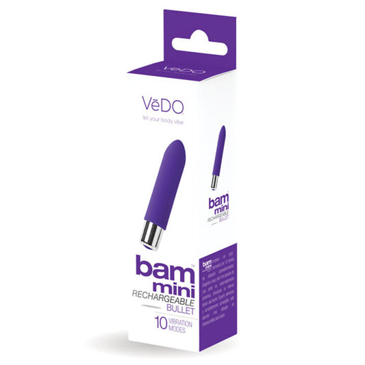 BA-385 VeDO Bam Mini Rechargeable Bullet Vibe - Into You Indigo