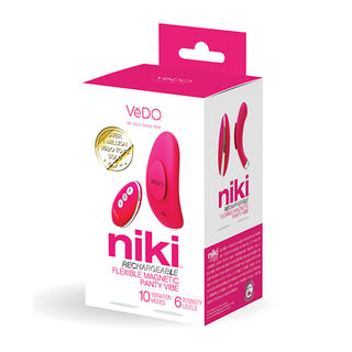 TV-98 VeDO Niki Rechargeable Panty Vibe - Foxy Pink