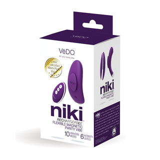 TV-97 VeDO Niki Rechargeable Panty Vibe - Deep Purple