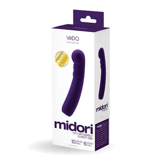 DC-420 VeDO Midori Rechargeable G Spot Vibe - Deep Purple