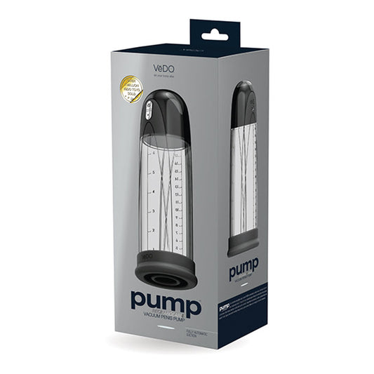 BV-910 VeDO Pump Rechargeable Vacuum Penis Pump - Just Black