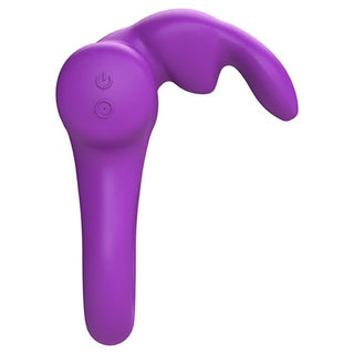 AN-914 VeDO Frisky Bunny Rechargeable Vibrating Ring - Perfectly Purple