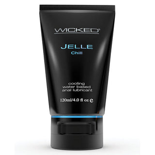 LA-57 Wicked Sensual Care Jelle Cooling Waterbased Anal Gel Lubricant 4oz