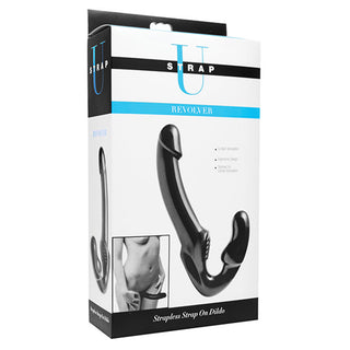 DOP-19 Revolver Strapless Strap on G Spot Dildo - Black