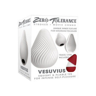 MS-776 Zero Tolerance Vesuvius Stroker - White