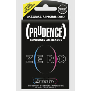 CN-125 Prudence Zero Caja con 3 Condones