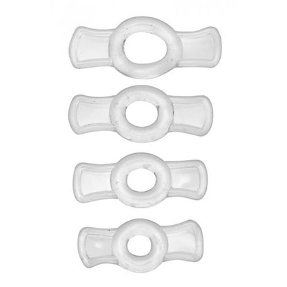 AN-933 Size Matters Endurance Penis Ring Set Clear