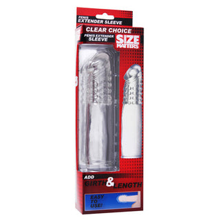 EF-431 Clear Choice Penis Extender Sleeve