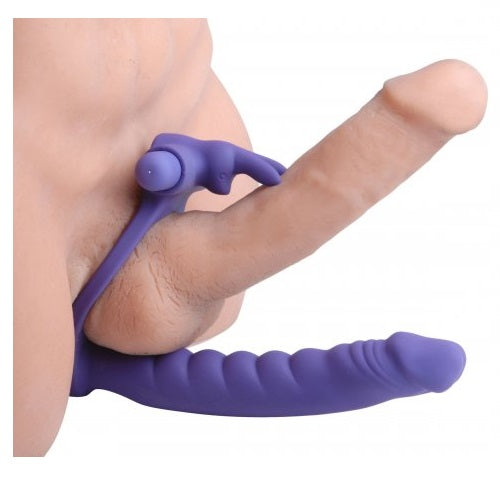 DOP-12 Double Delight Dual Penetration Vibrating Rabbit