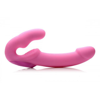 DOP-99 Urge Silicone Strapless Strap On With Remote- Pink