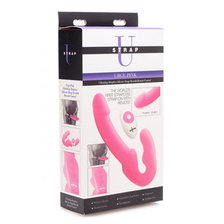 DOP-99 Urge Silicone Strapless Strap On With Remote- Pink