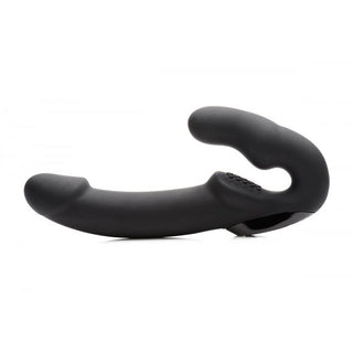 DOP-98 Urge Silicone Strapless Strap On With Remote- Black