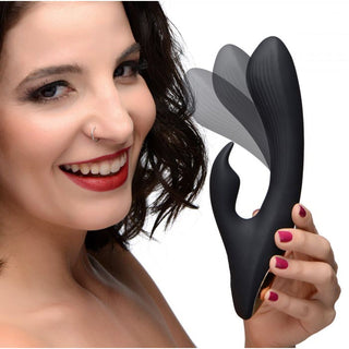 MO-859 7X Bendable Silicone Rabbit Vibrator