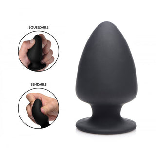 PS-880 Squeezable Silicone Anal Plug - Small