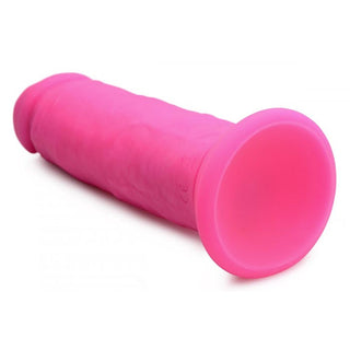 DC-436 Power Player 28X Vibrating Silicone Dildo with Remote - Pink