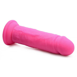 DC-436 Power Player 28X Vibrating Silicone Dildo with Remote - Pink