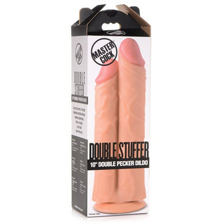 XT-73  Double Stuffer 10 Inch Dildo - Light