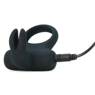 AN-912 VeDO Frisky Bunny Rechargeable Vibrating Ring - Black Pearl