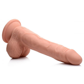 DC-430 Thrusting and Vibrating 8 Inch Dildo - Light