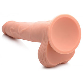 DC-430 Thrusting and Vibrating 8 Inch Dildo - Light