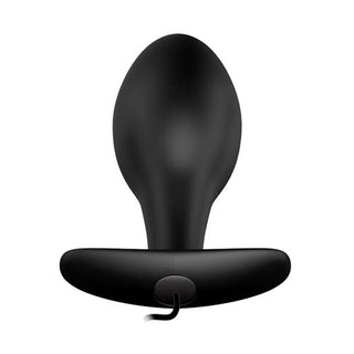 PC-4983 Pretty Love Vibrating Bulb Shaped Butt Plug Black