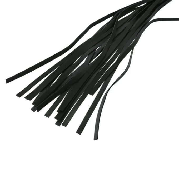 BG-78 Sex & Mischief Stripe Flogger - Black/Red - Imagen 3