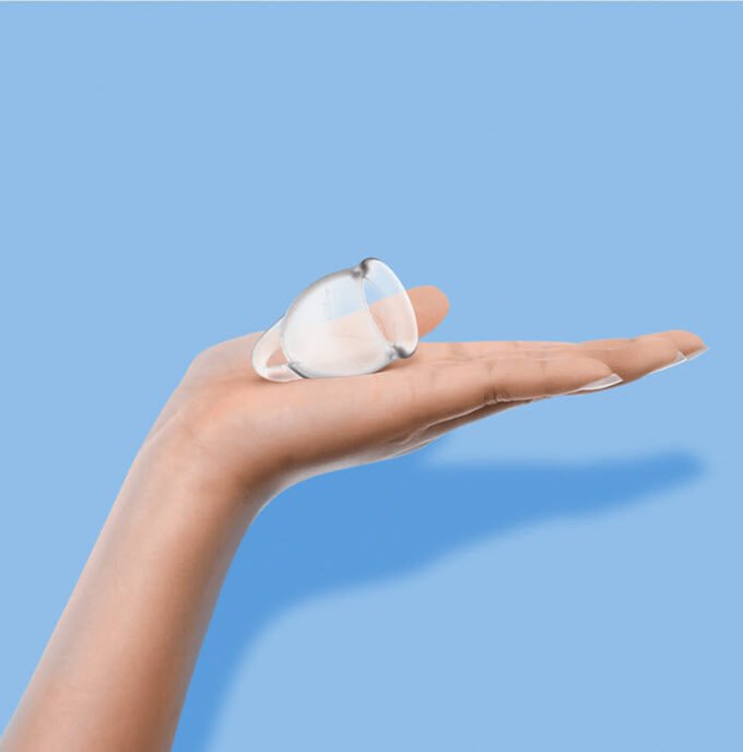 CM-22  Juego de Copas Menstruales Feel Confident Menstrual Cup Transparent - Imagen 6