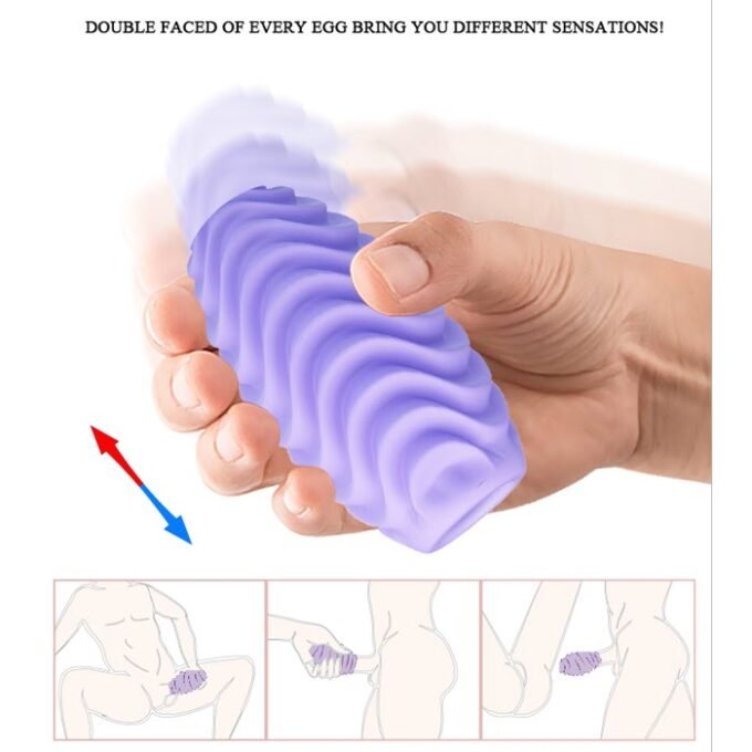 MS-810 Pretty Love Double-Sided Stroker Egg Romantic - Imagen 6