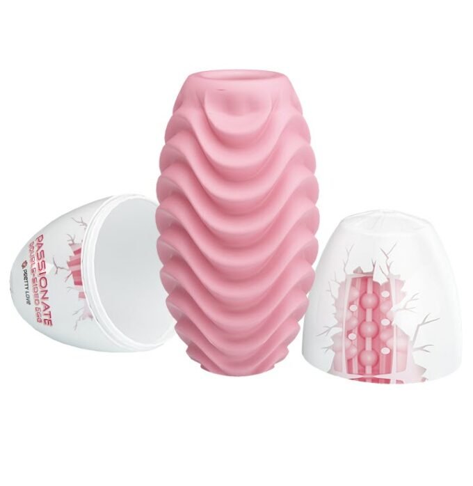 MS-809 Pretty Love Double-Sided Stroker Egg Passionate - Imagen 4