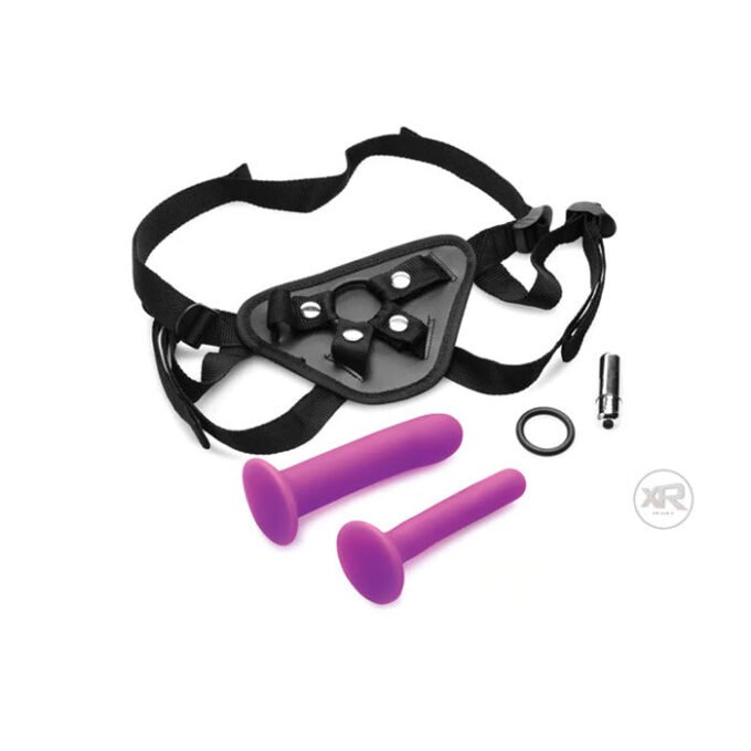 AR-869 Strap U Double G Deluxe Vibrating Strap-On Kit - Imagen 4