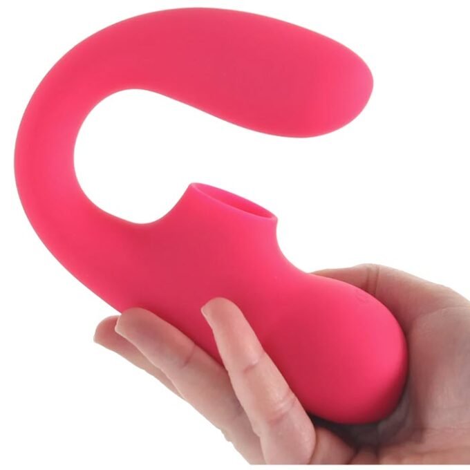 MO-767 VeDO Suki Plus Rechargeable Dual Sonic Vibe - Foxy Pink - Imagen 2