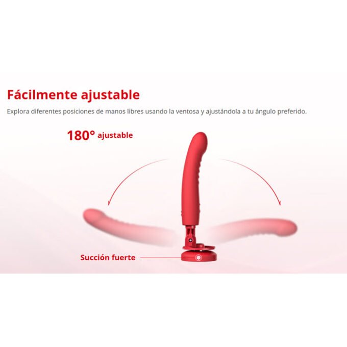 LV-98 Lovense Mission 2 Touch-Sensitive Tech - Red - Imagen 7