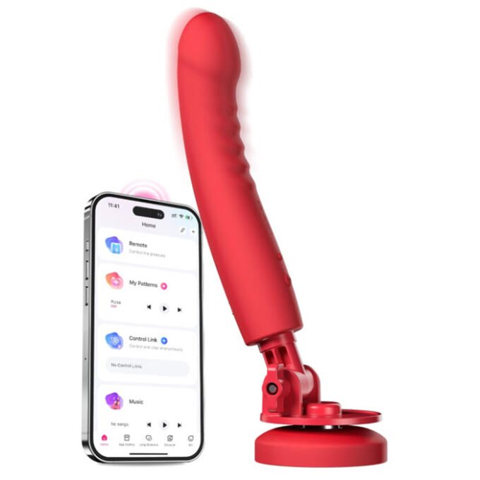 LV-98 Lovense Mission 2 Touch-Sensitive Tech - Red - Imagen 2