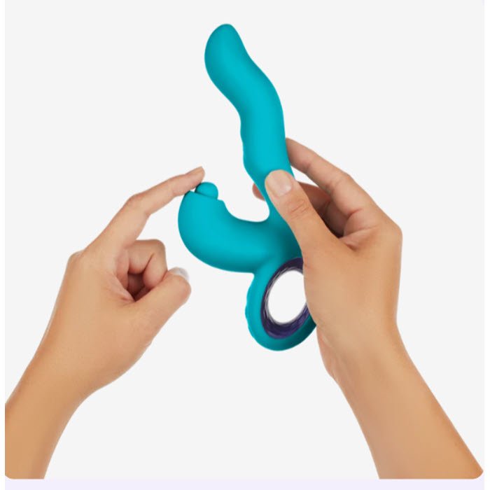 MO-720 Femme Funn Klio Triple Action Rabbit - Turquoise - Imagen 2